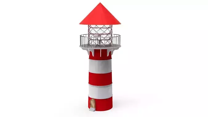 lighthouse 3D model