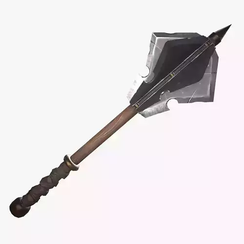 Stylized Mace Low-poly 3D model
