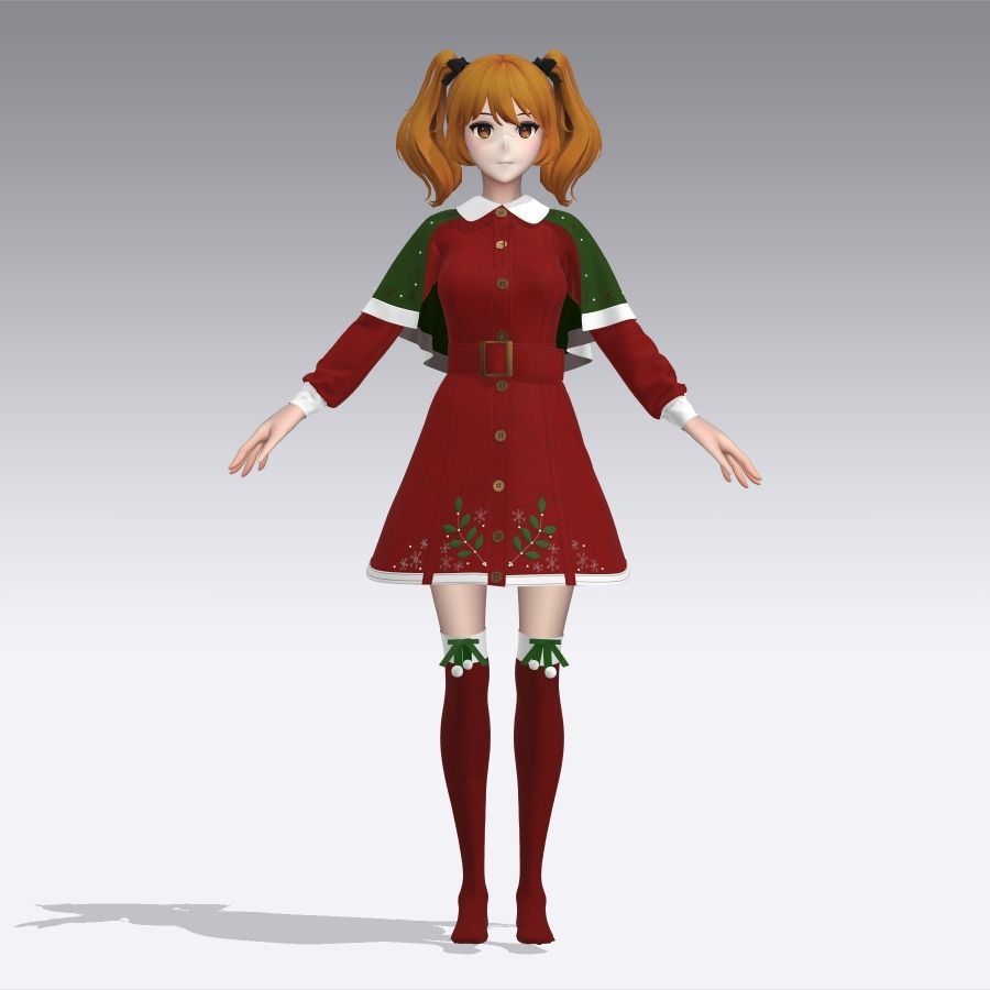 Merry Christmas 3D model_1