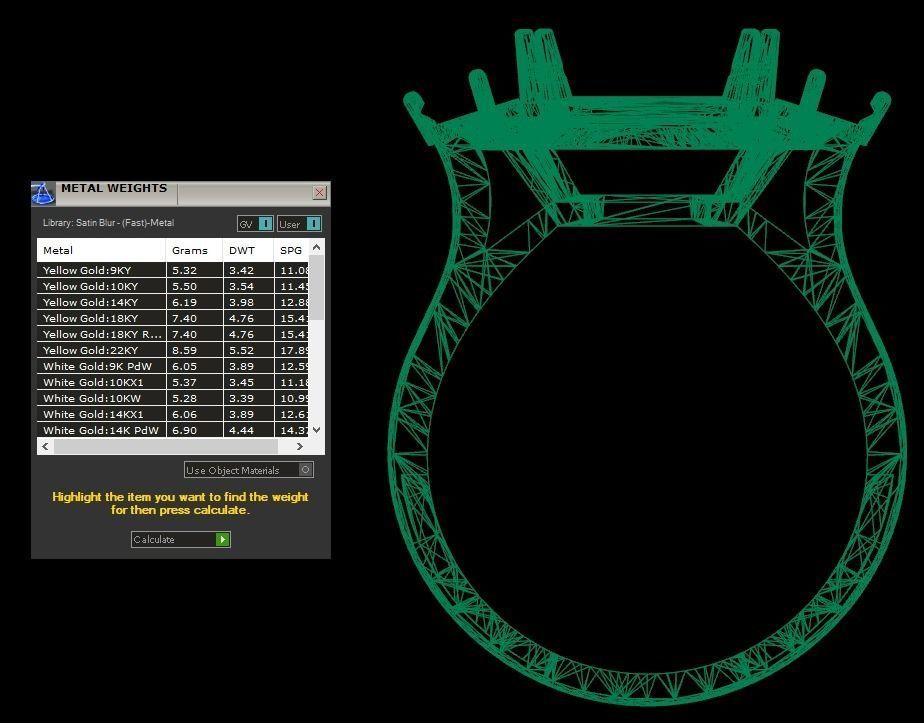 ZICRON STONE SET WAX 3D print model_5