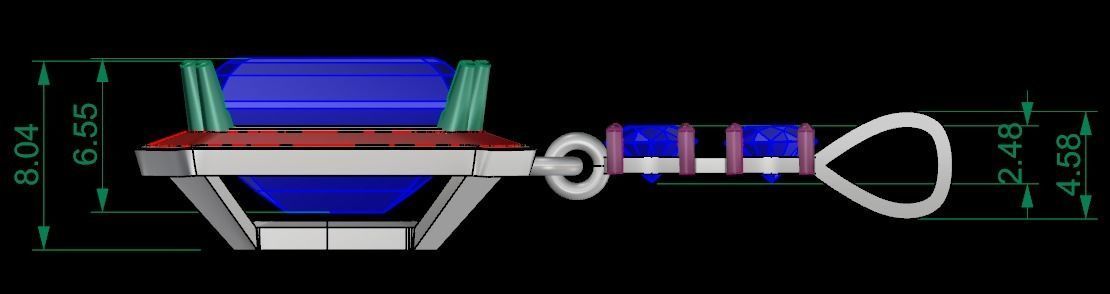 ZICRON STONE SET WAX 3D print model_10