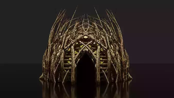 Forest - Wooden Shelter No1