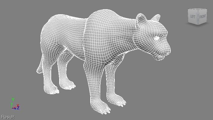 puma 3d lion 3D model_3