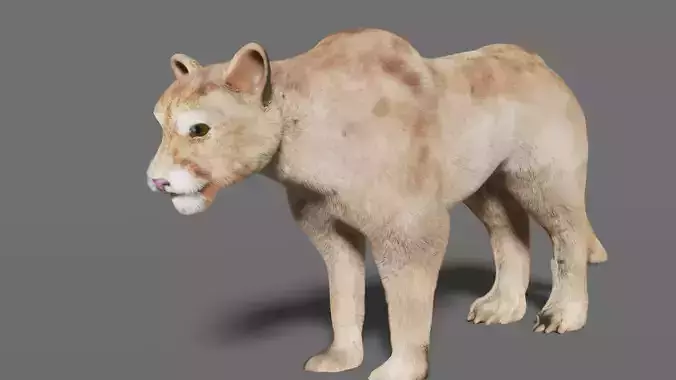 puma 3d lion 3D model