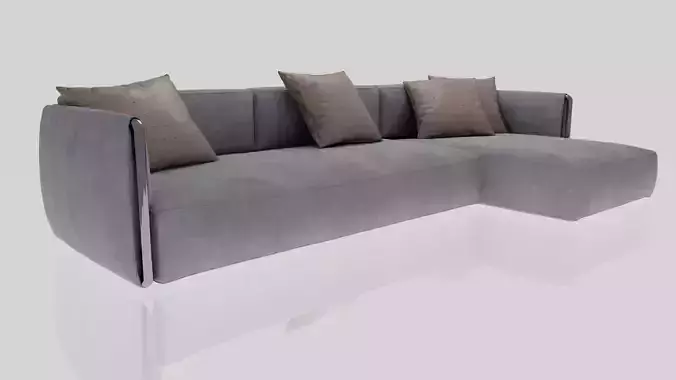 Realistic 3D Sofa sectional