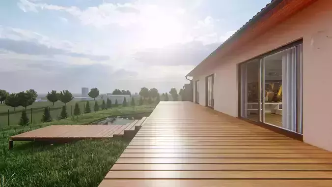 tinny real house 3D model