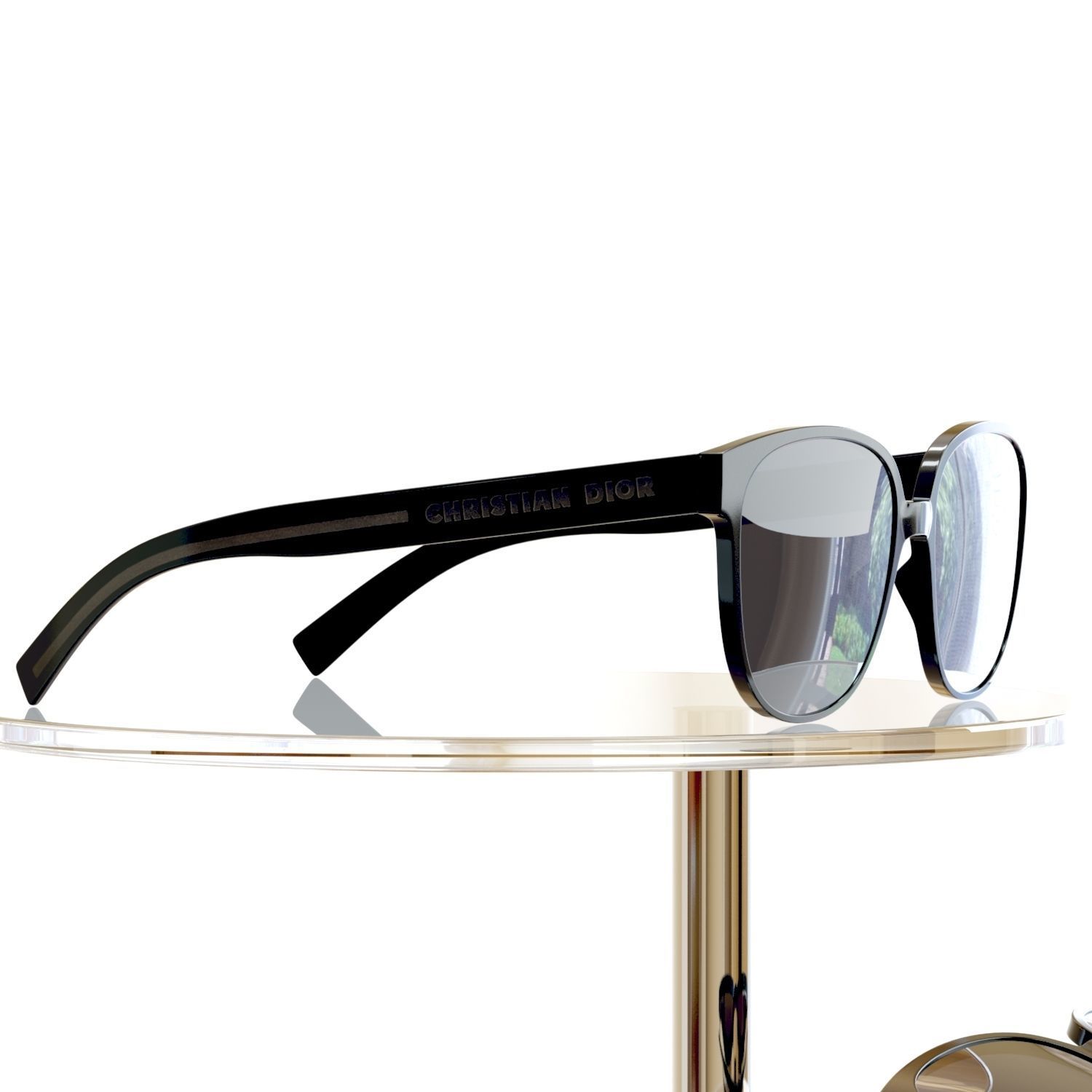 Store Display - Sunglasses - Dior - Flag 1 Black 3D model_3