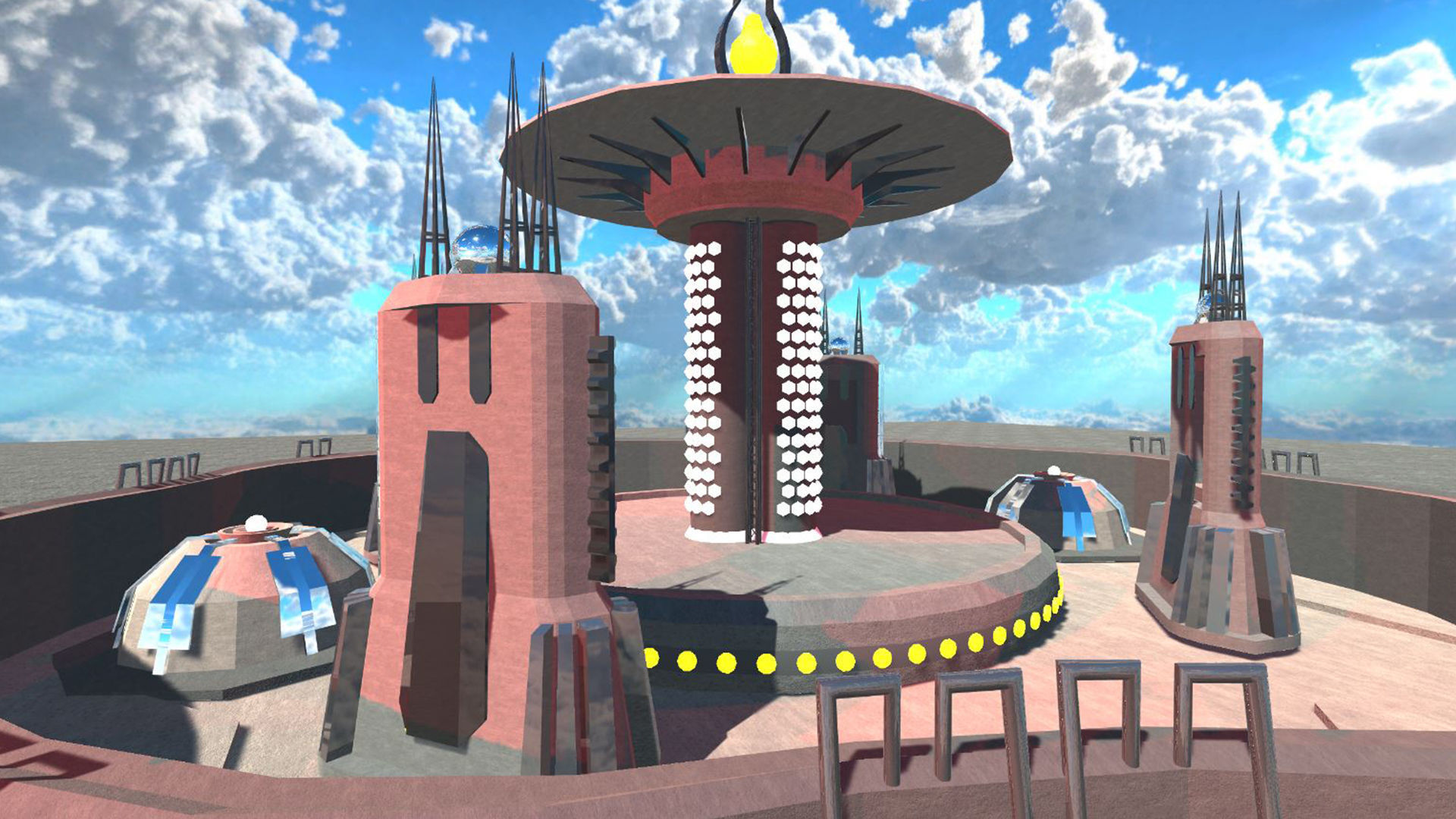 Sci-Fi Building 4 3D model_1