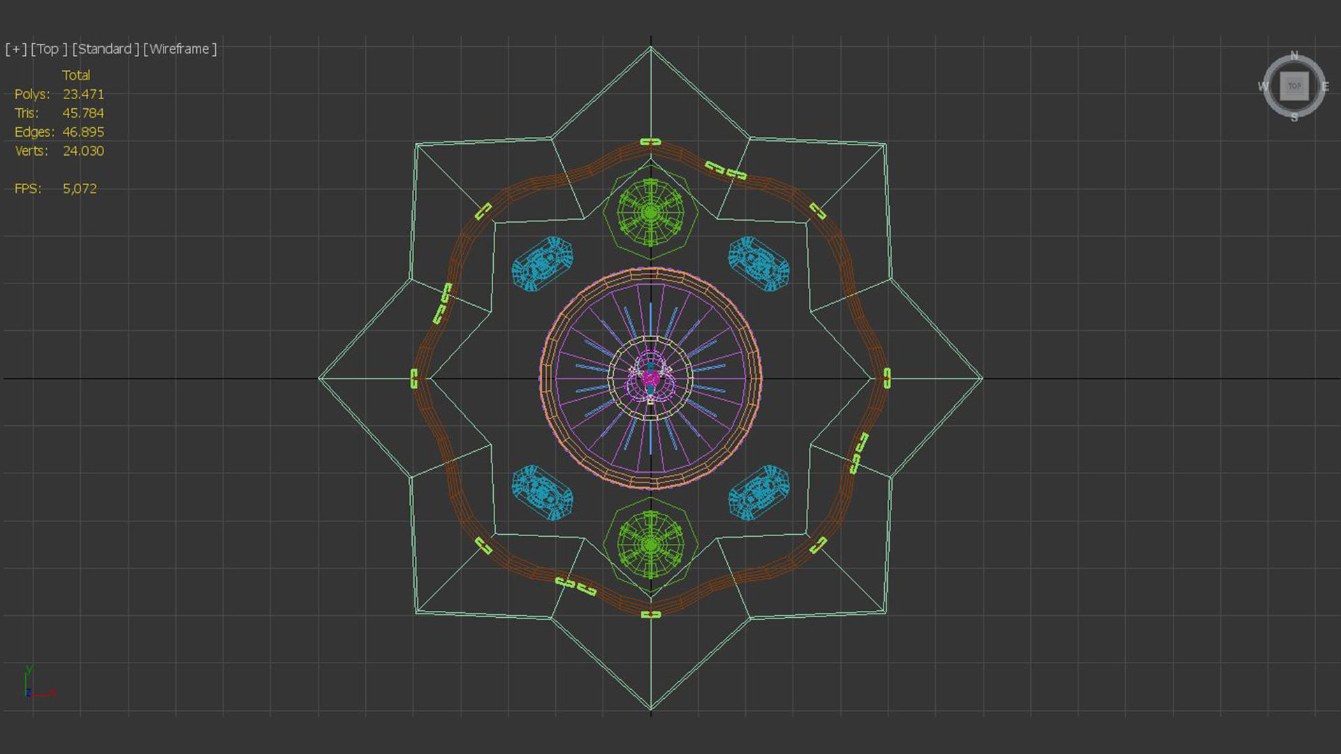 Sci-Fi Building 4 3D model_6