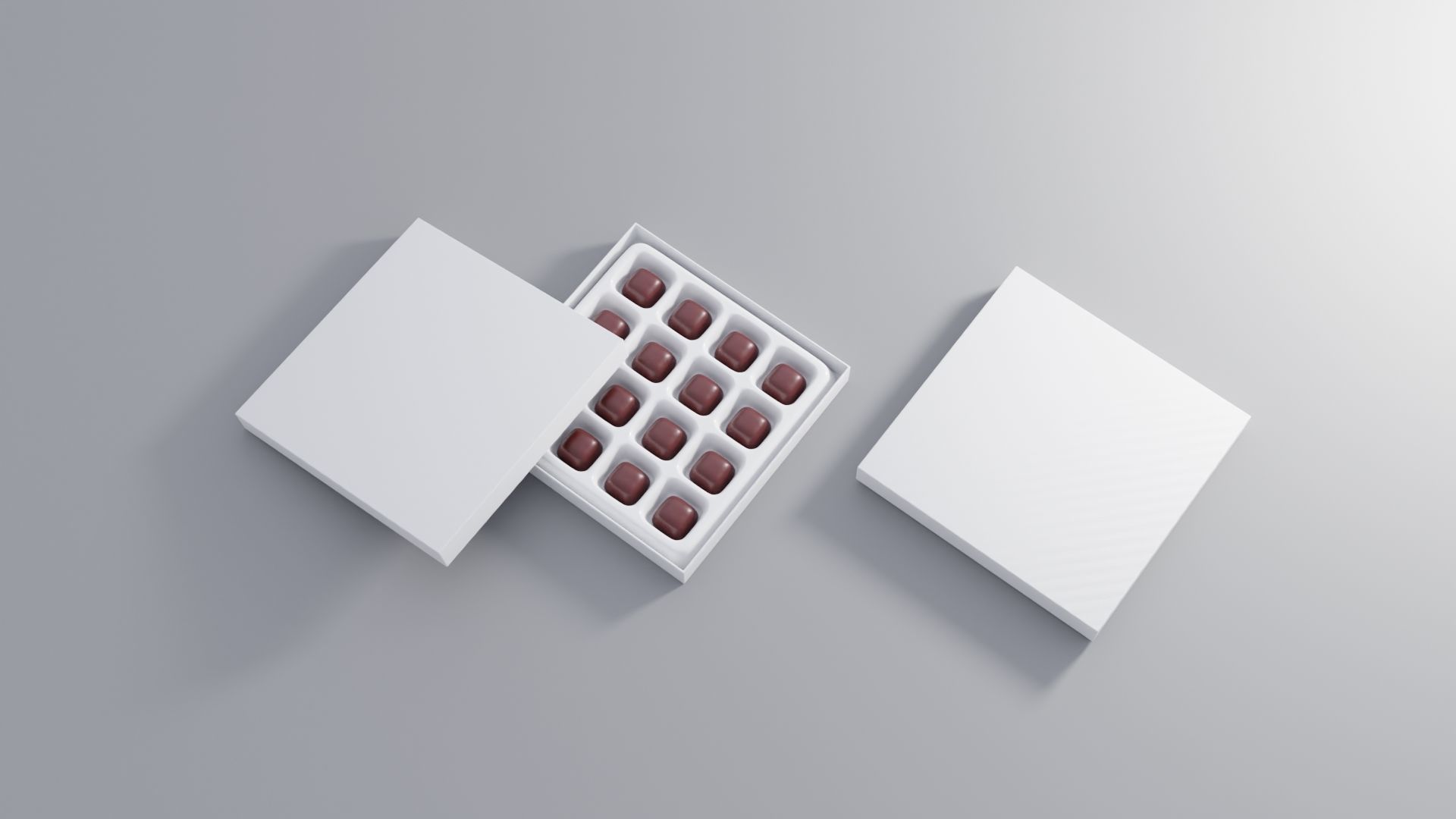 Box of chocolate 3D model_6
