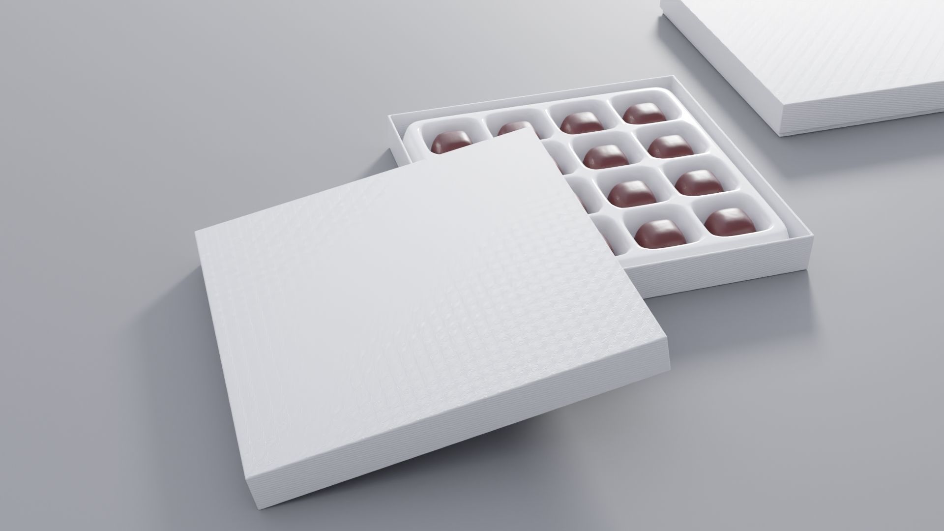 Box of chocolate 3D model_3