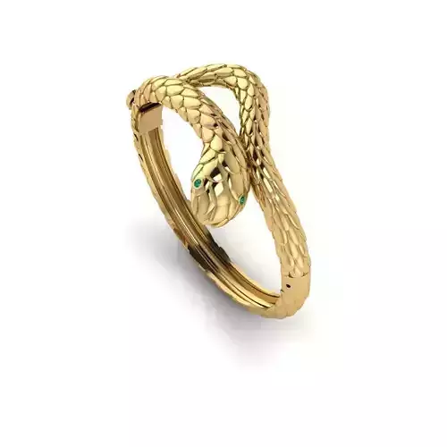 Viper Snake Bracelet Bangle 3D print model