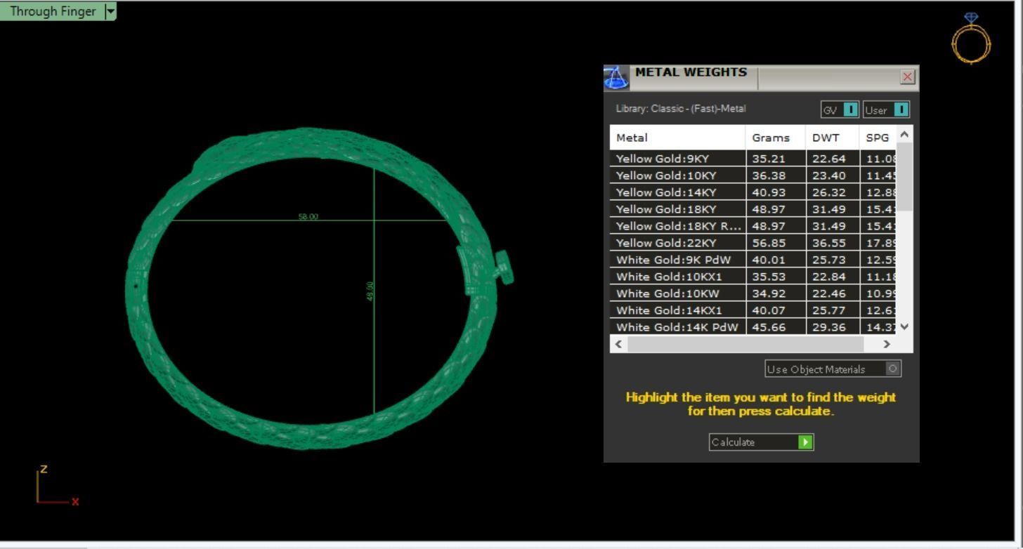 Viper Snake Bracelet Bangle 3D print model 3D print model_6