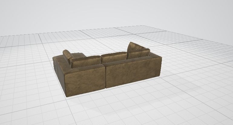 Sofa 1 couch 3D model_3