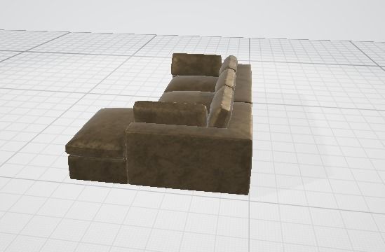 Sofa 1 couch 3D model_4