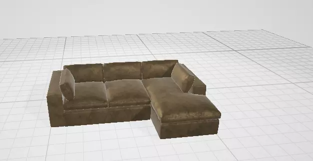 Sofa 1 couch 3D model_0