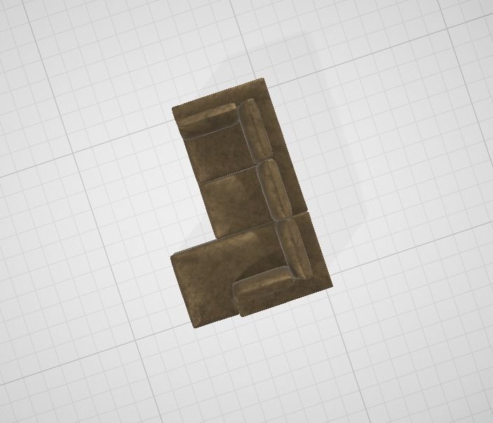 Sofa 1 couch 3D model_9