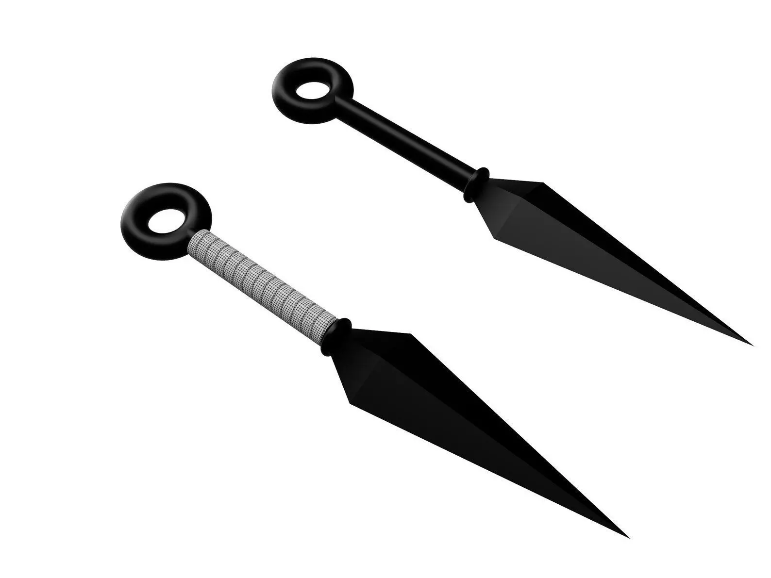 Kunai pair of daggers 3D print model