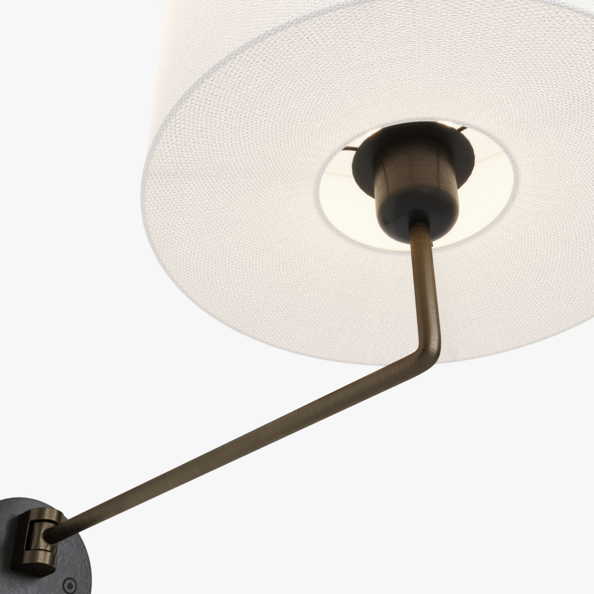 Lamp Wall Bedside Gubi Gravity Large Low-poly 3D model_5