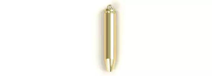 40 Cal Pendant Gold Silver Platinum Luxury Jewelry