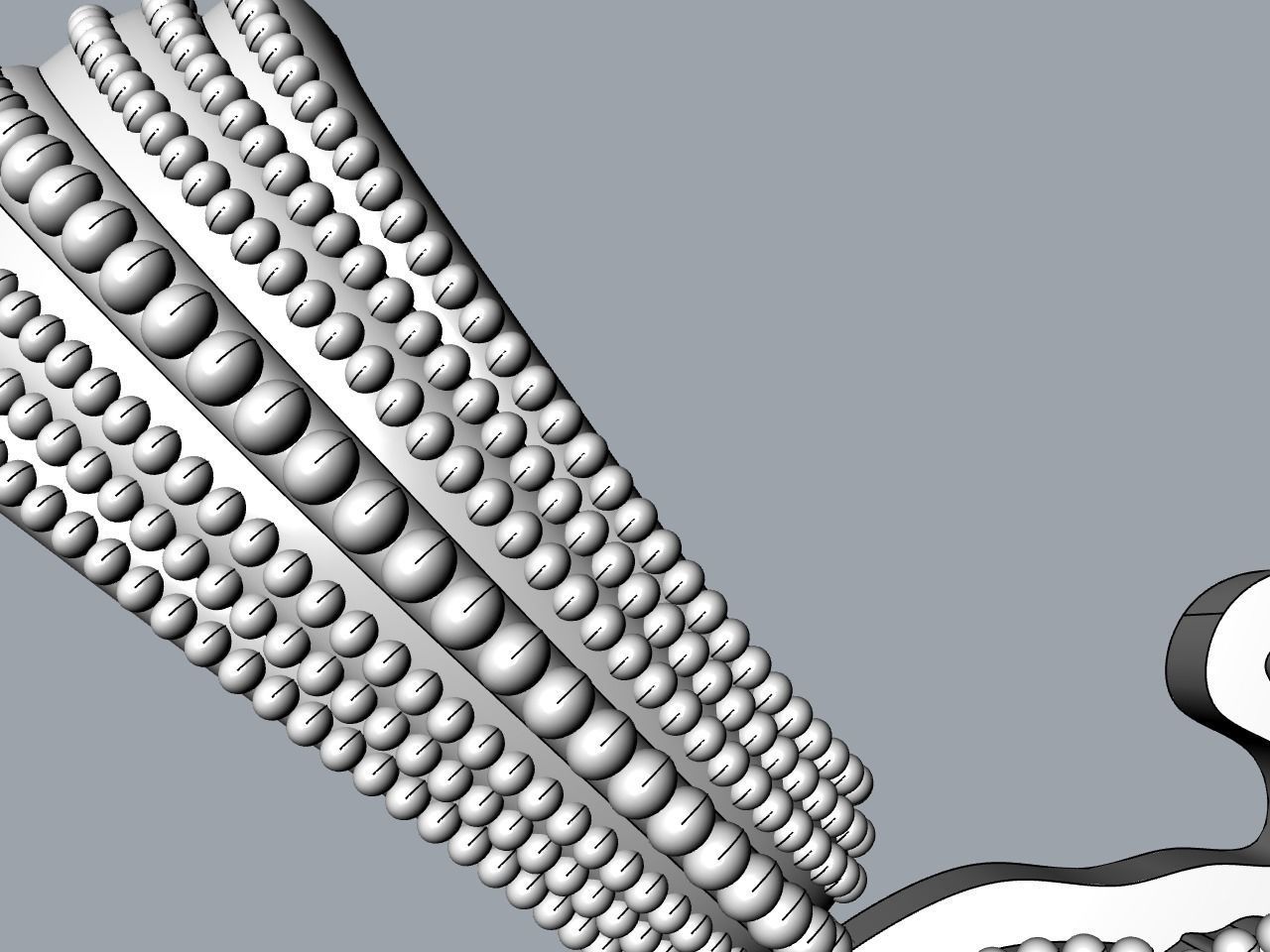 Santa Claus pendant stl files verified 3D print model_10