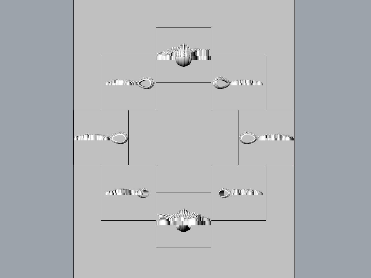 Santa Claus pendant stl files verified 3D print model_19