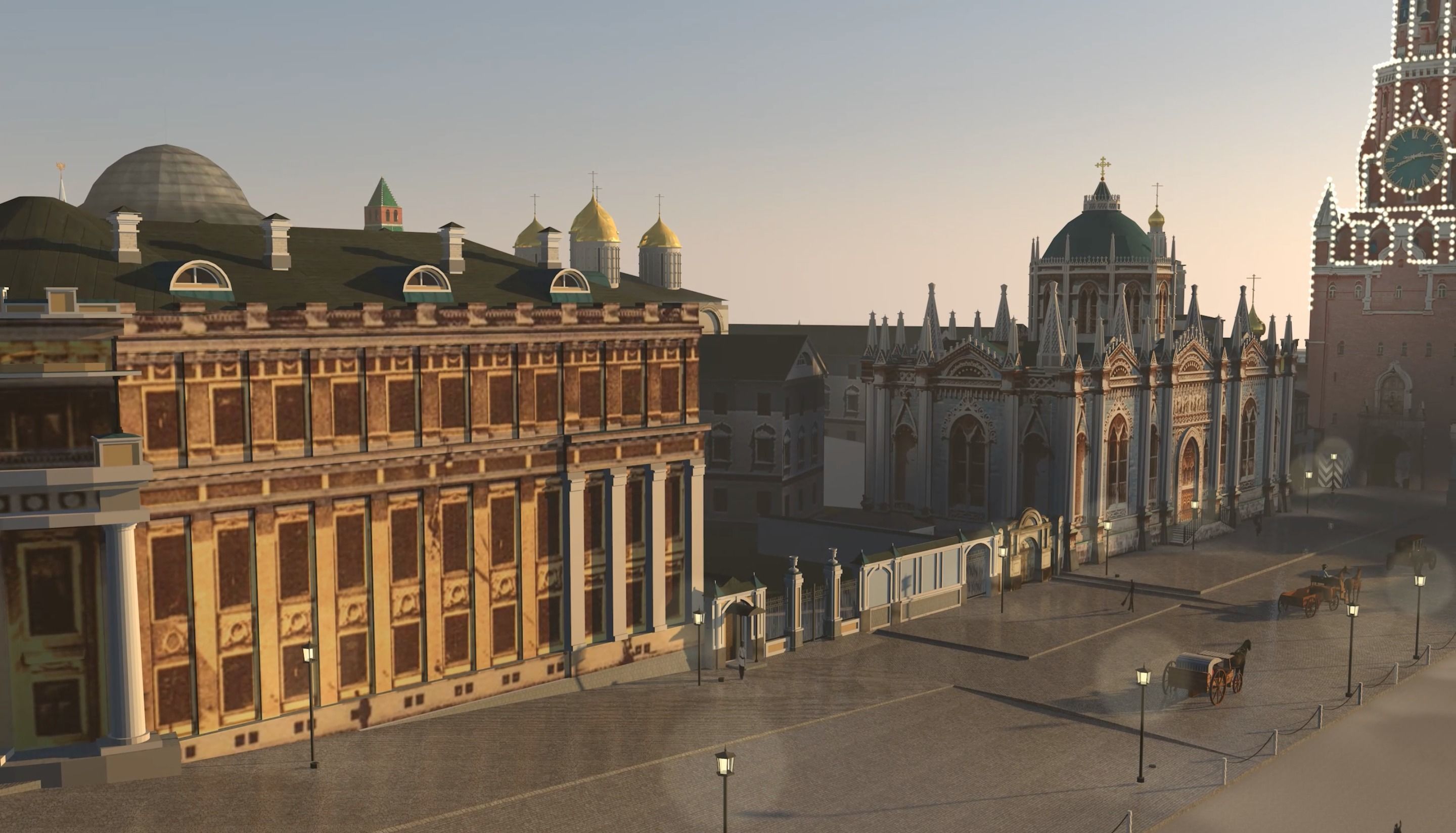 Kremlin 1916 Low-poly 3D model_11