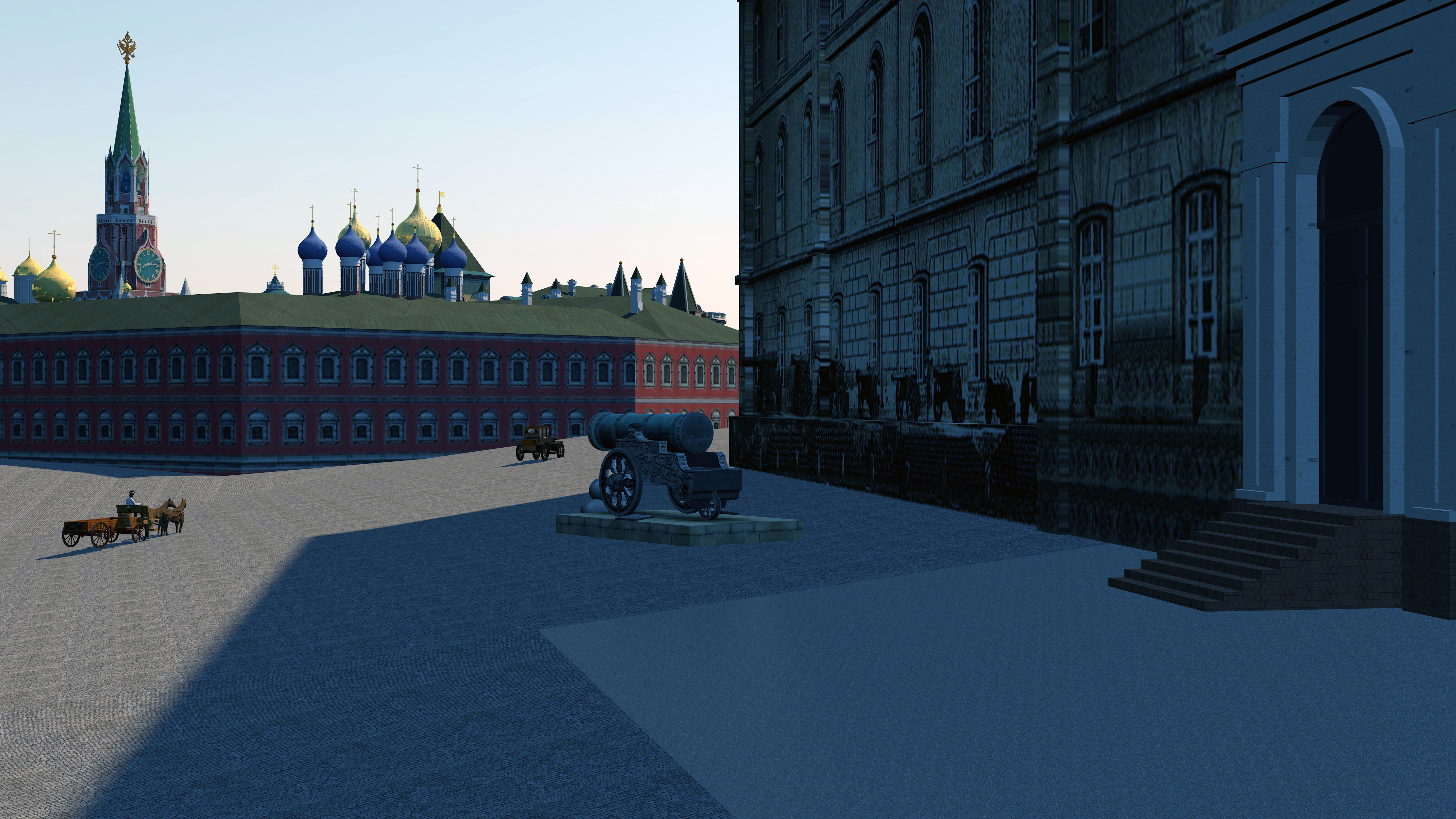 Kremlin 1916 Low-poly 3D model_32
