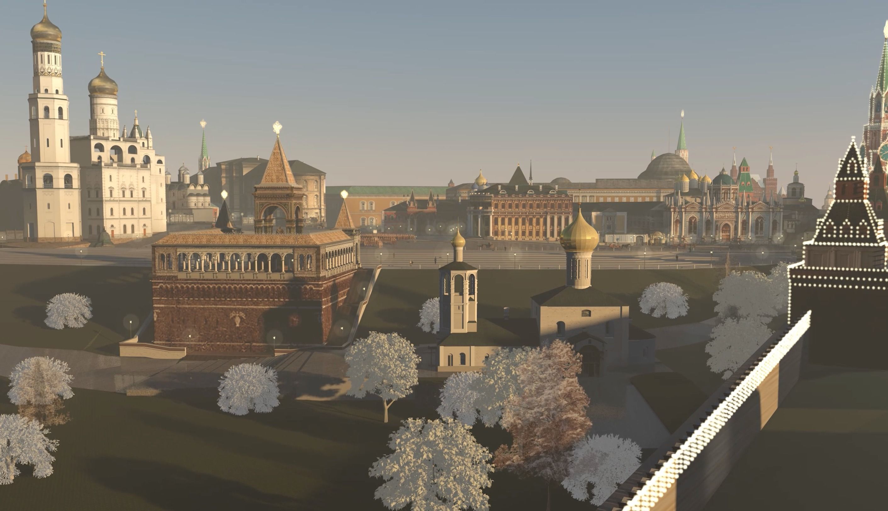 Kremlin 1916 Low-poly 3D model_25