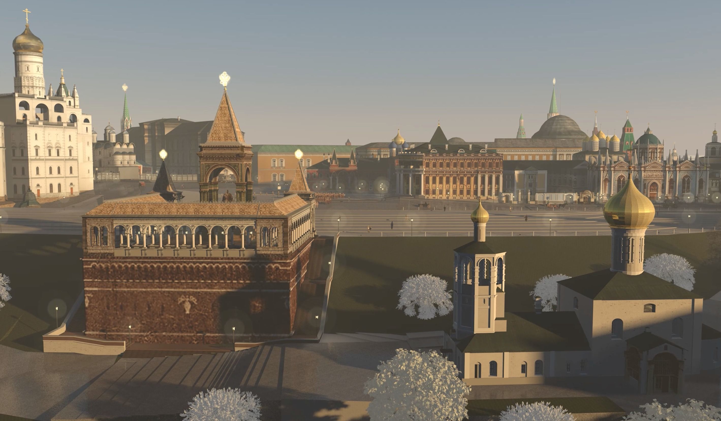 Kremlin 1916 Low-poly 3D model_13