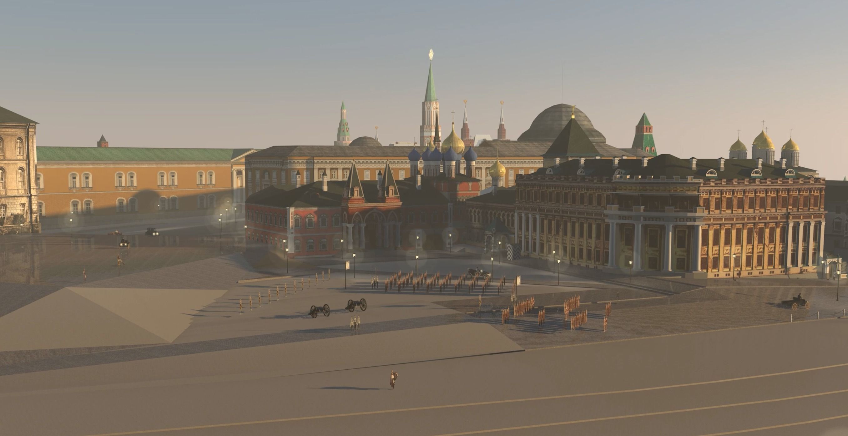 Kremlin 1916 Low-poly 3D model_24