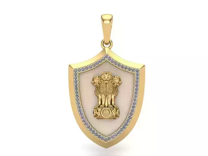 The Ashoka Pendant - Gold