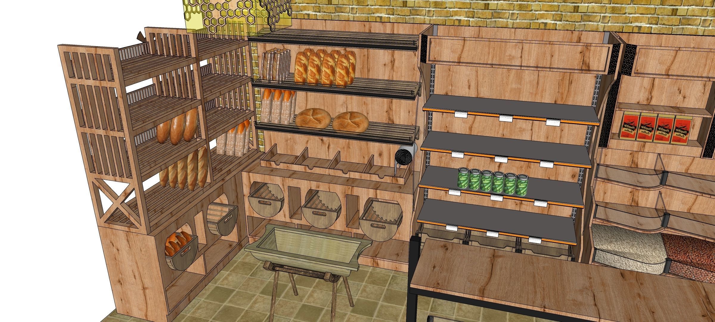 organic market 3D model_7