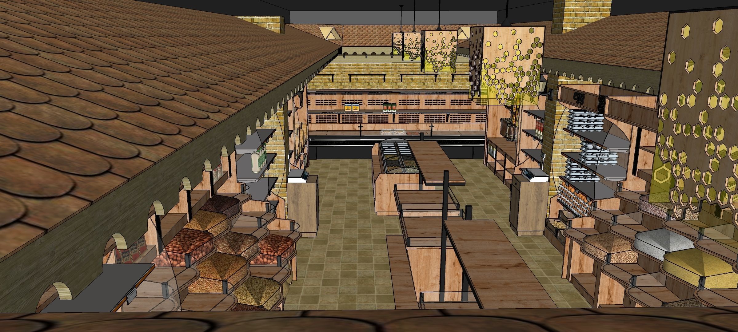 organic market 3D model_5