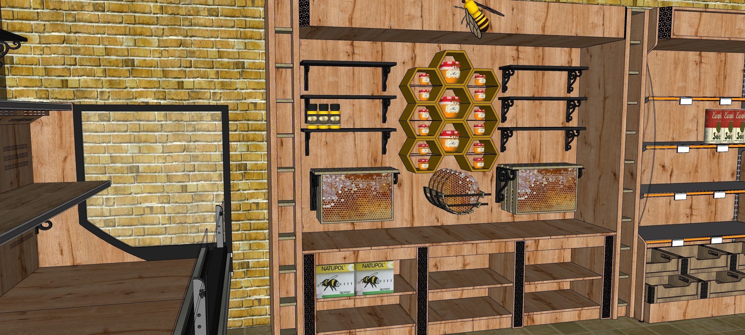 organic market 3D model_12