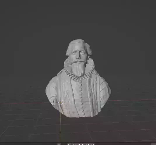 Johannes Kepler 3D print model