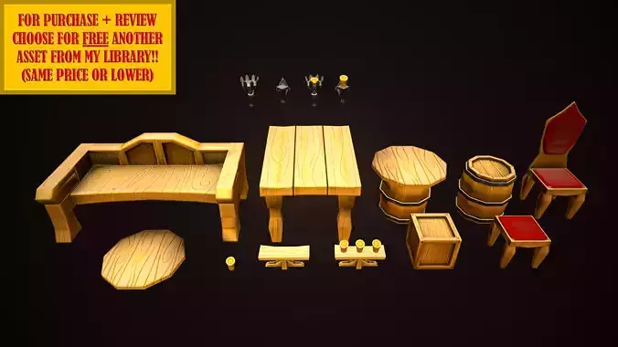 MEDIEVAL TABERN - STYLIZED CARTOON