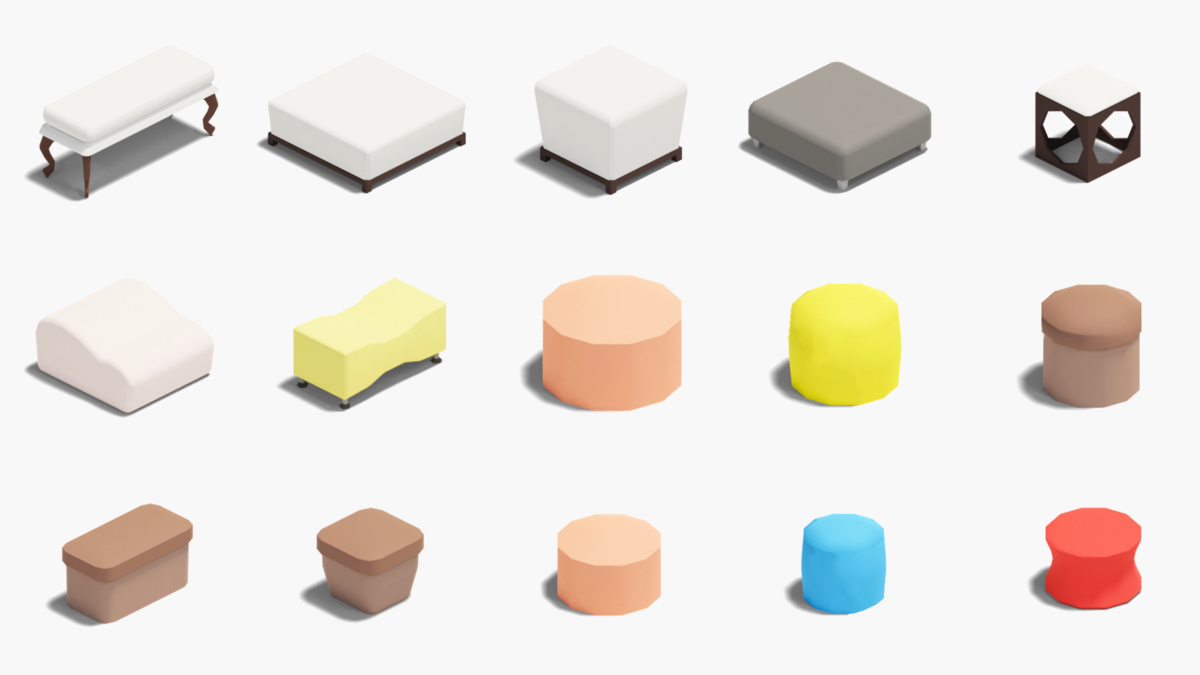 Interior 7 Low-poly 3D model_37