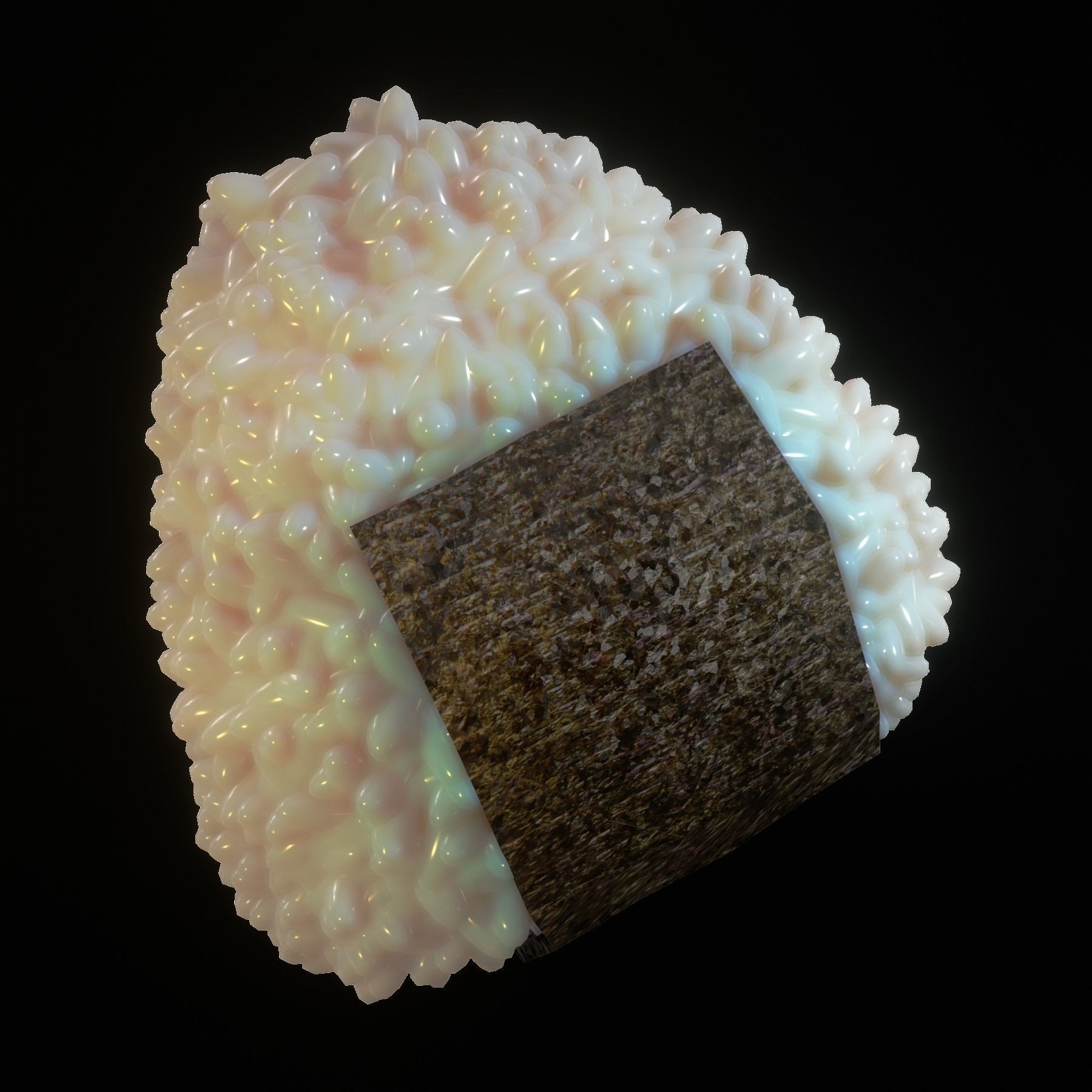 Onigiri Ball 3D model_1