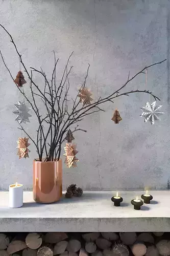 HM - Glass Vase  - Gaga