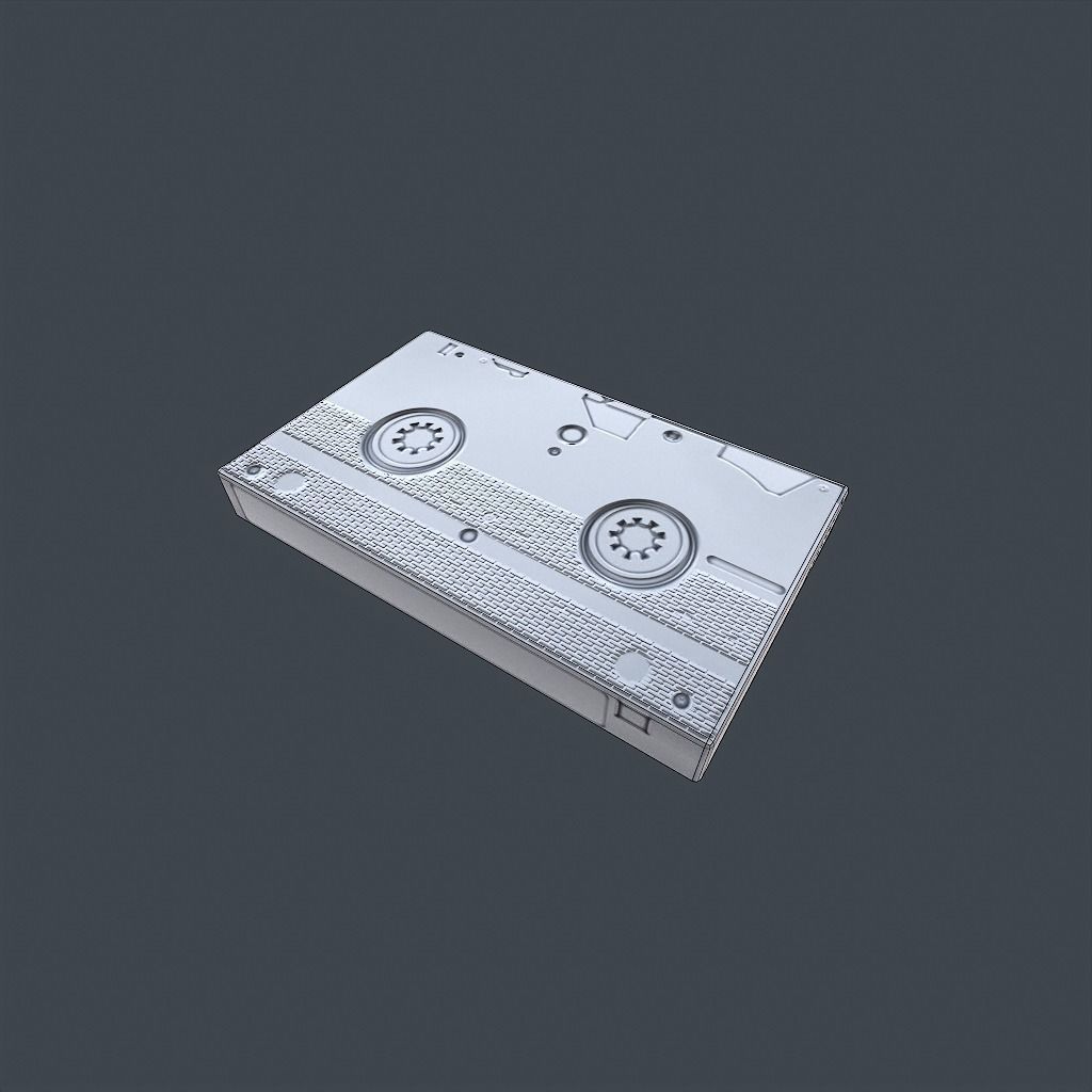 VHS Tapes Low-poly 3D model_21