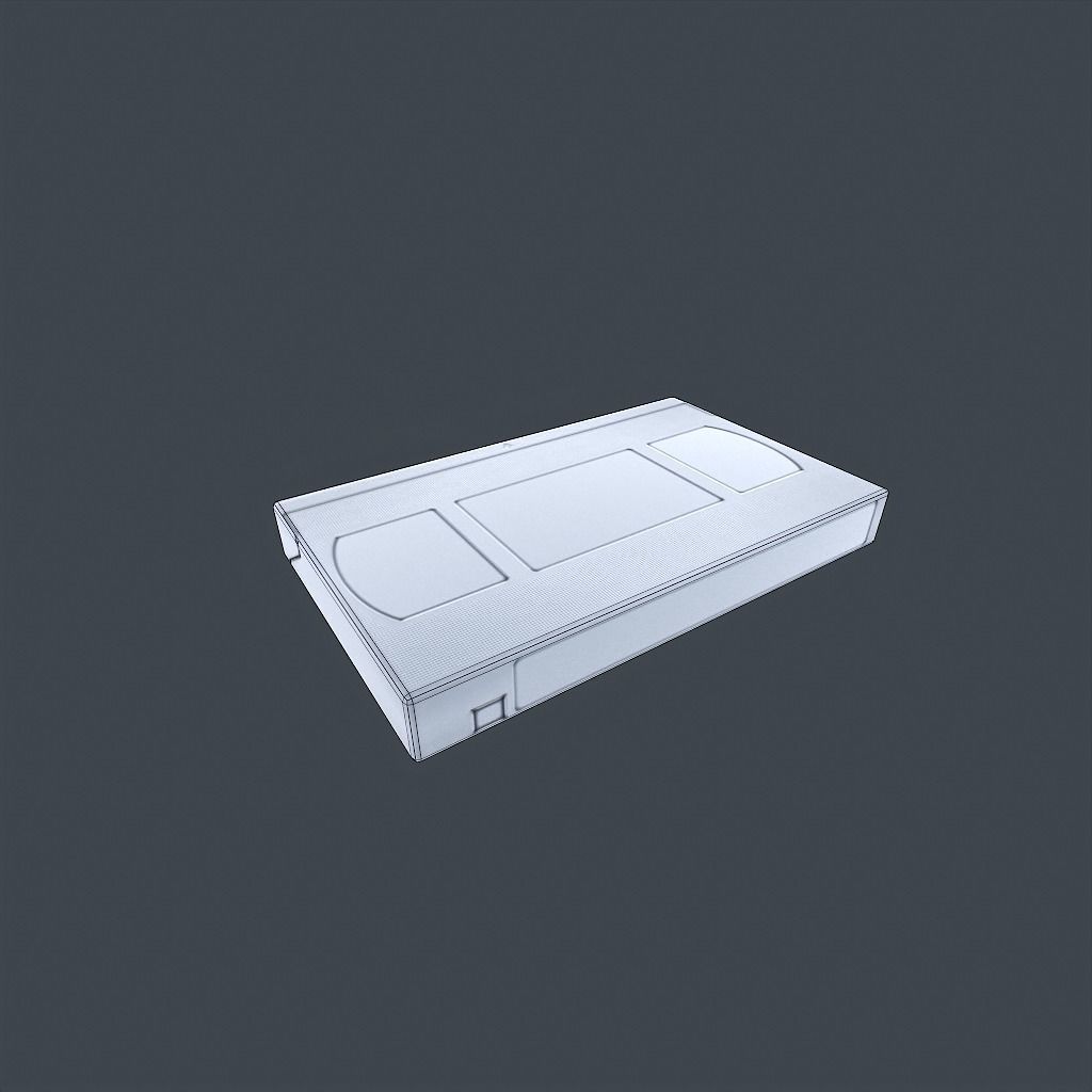 VHS Tapes Low-poly 3D model_18