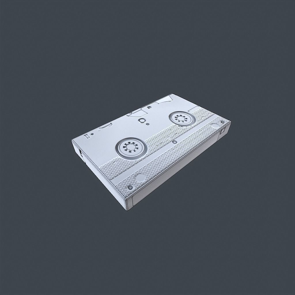 VHS Tapes Low-poly 3D model_20