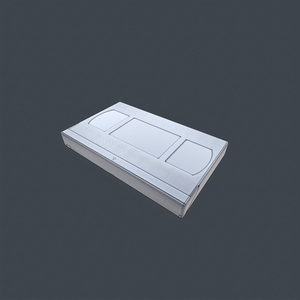 VHS Tapes Low-poly 3D model_19