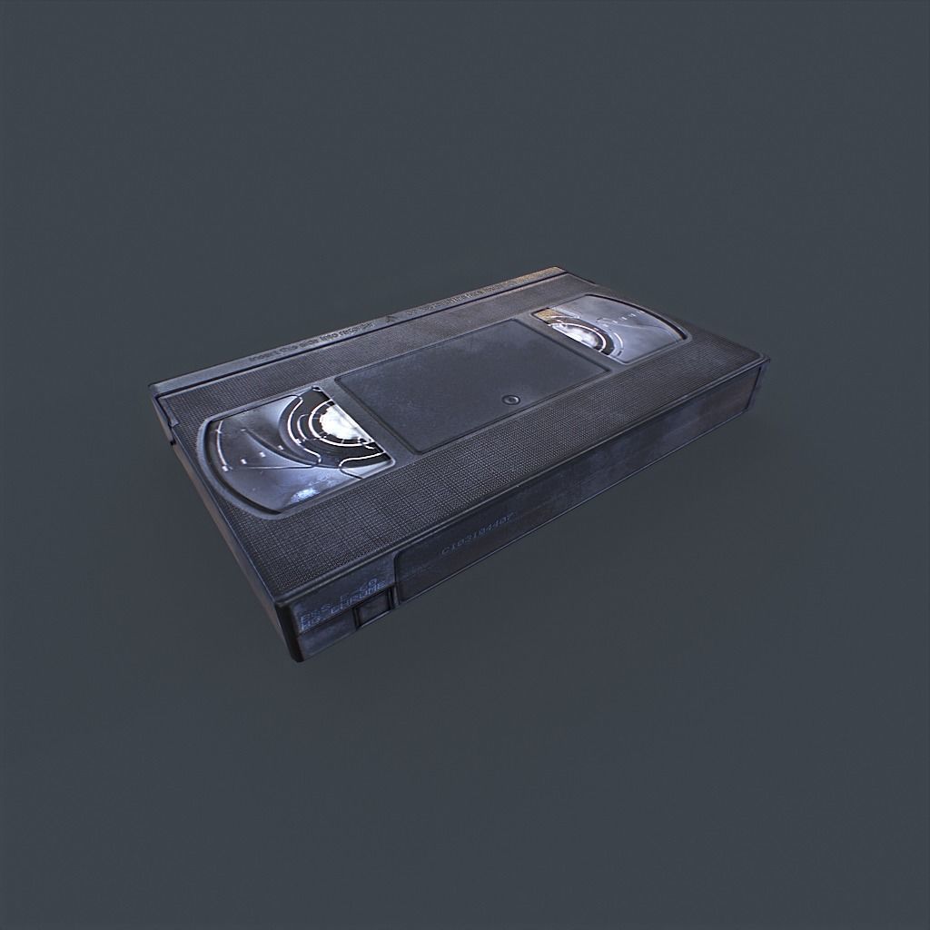 VHS Tapes Low-poly 3D model_11