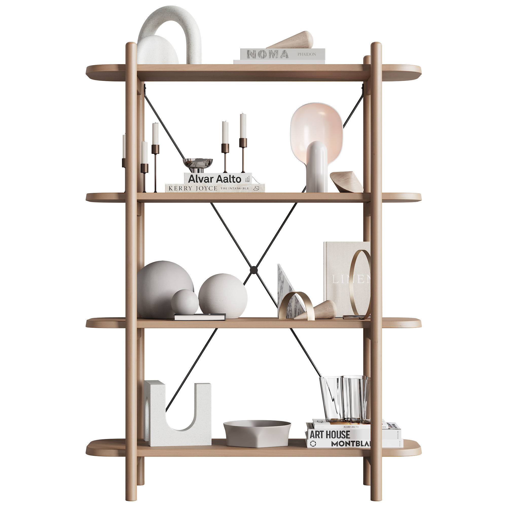 085 BROSA Dominic Narrow Bookshelf 00 3D model_7