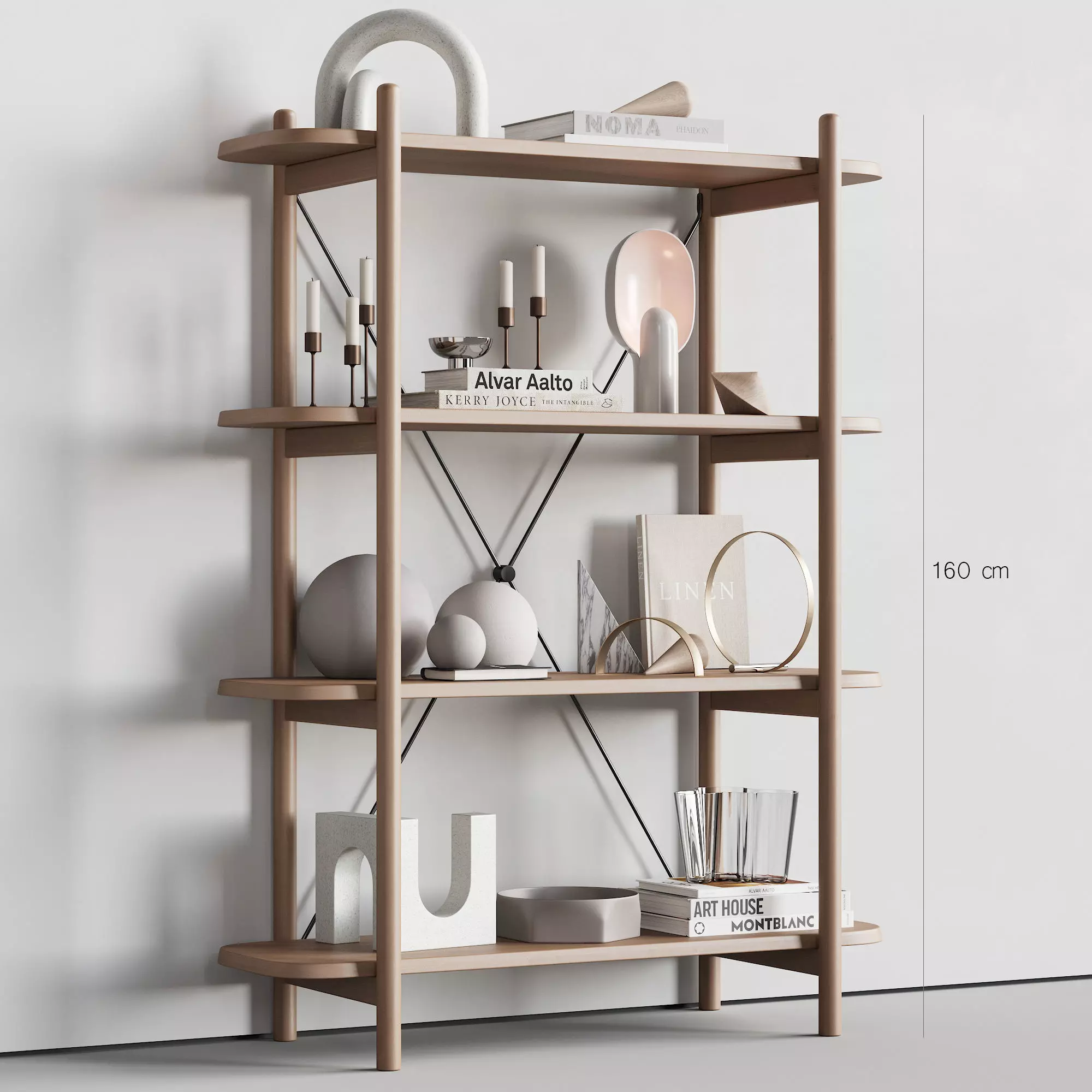 085 BROSA Dominic Narrow Bookshelf 00 3D model_0