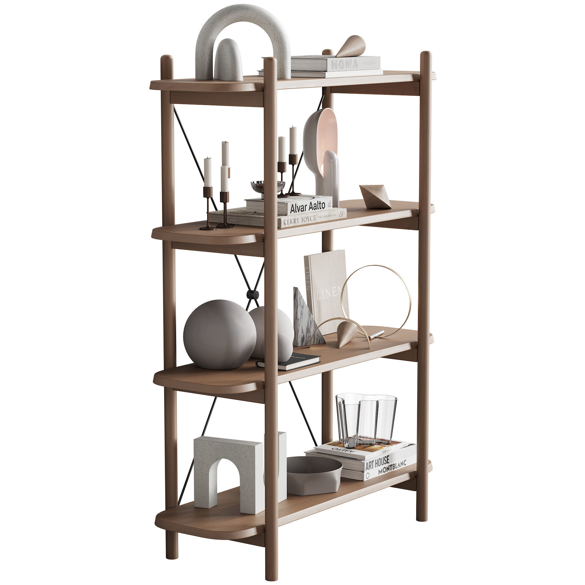 085 BROSA Dominic Narrow Bookshelf 00 3D model_2