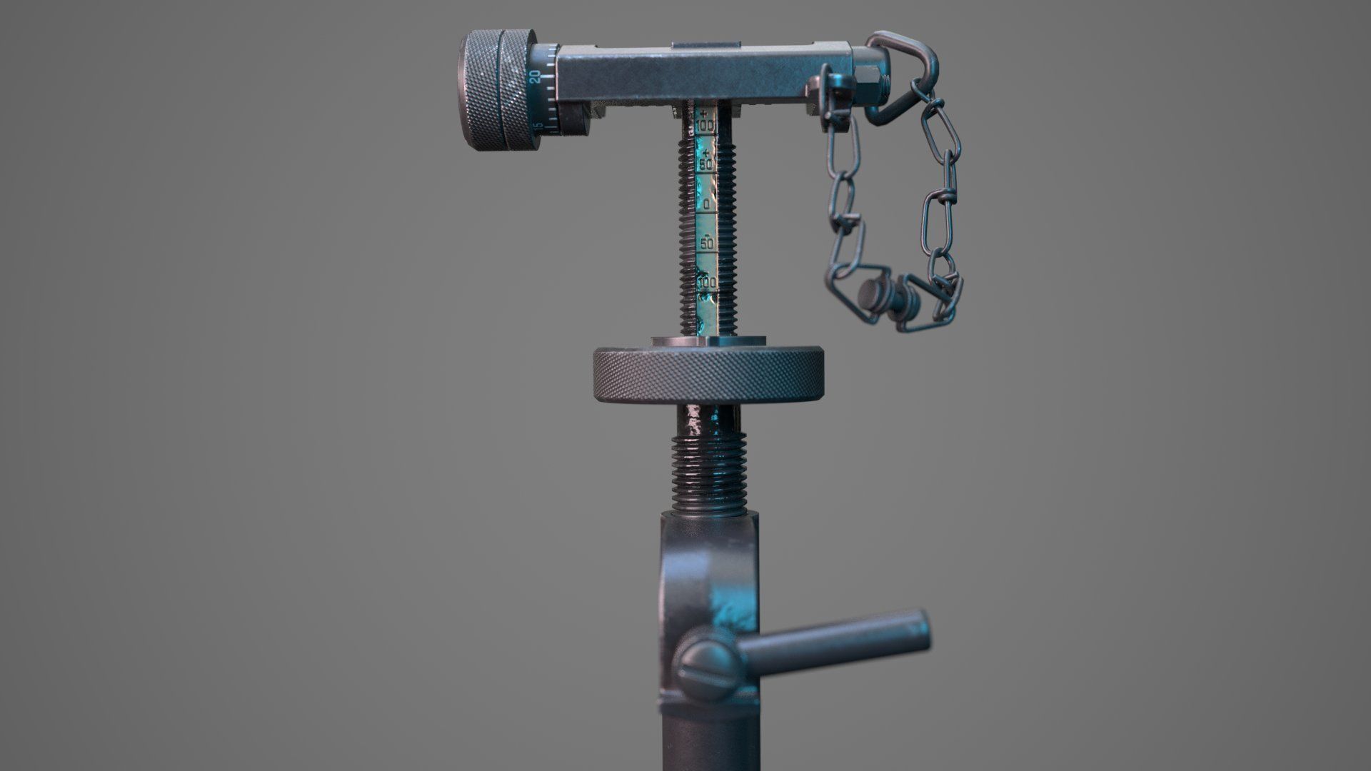M2 Browning 50 CAL Machine Gun HQ 3D model_20