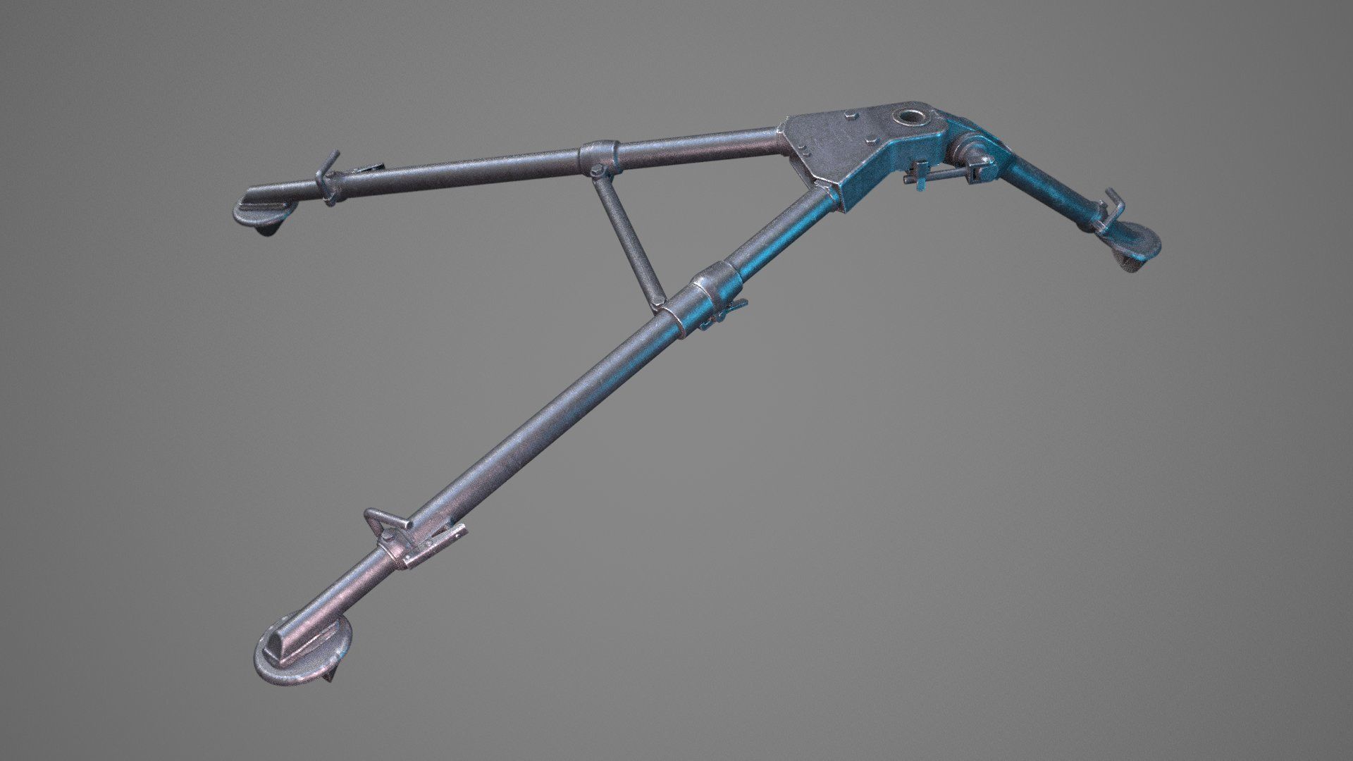 M2 Browning 50 CAL Machine Gun HQ 3D model_21